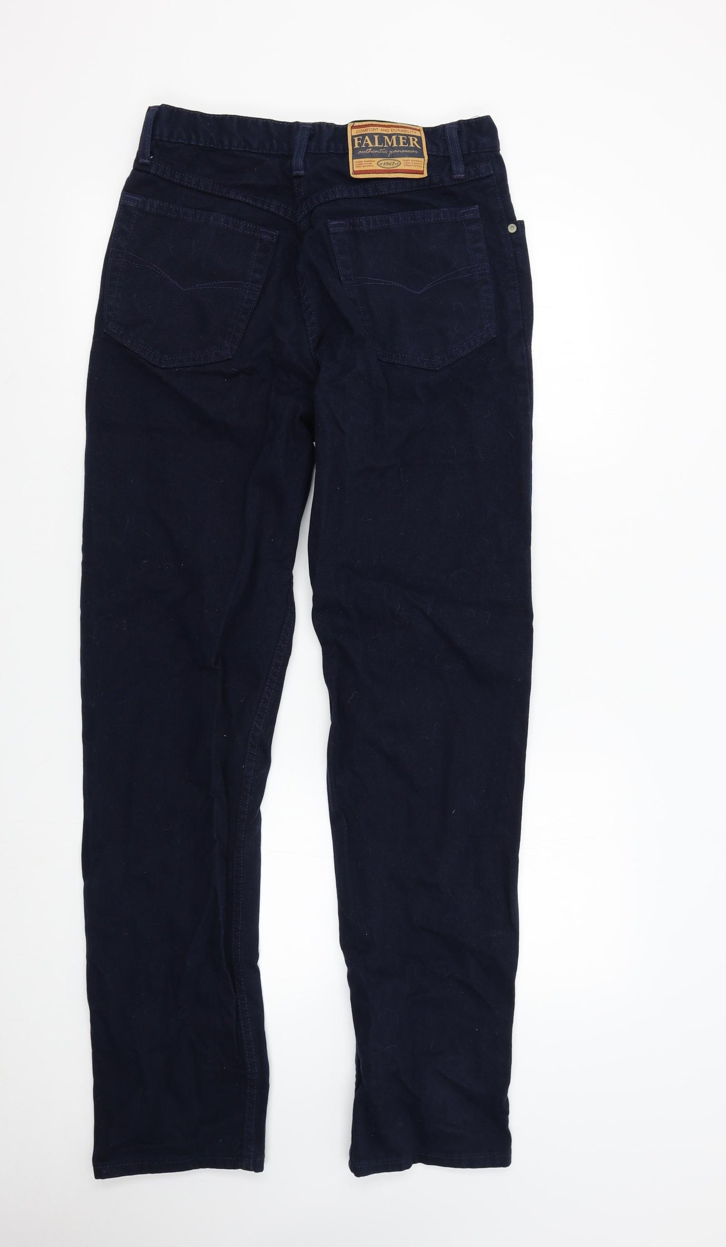 Falmer Mens Blue  Denim Straight Jeans Size 34 L34 in