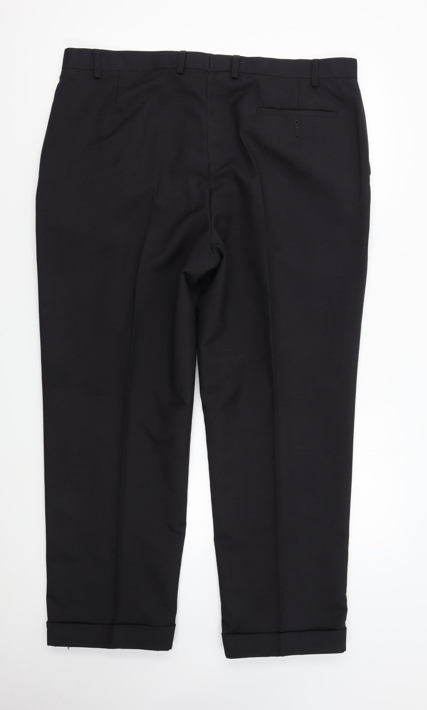 M&S Mens Black    Suit Trousers Size 40 L29 in