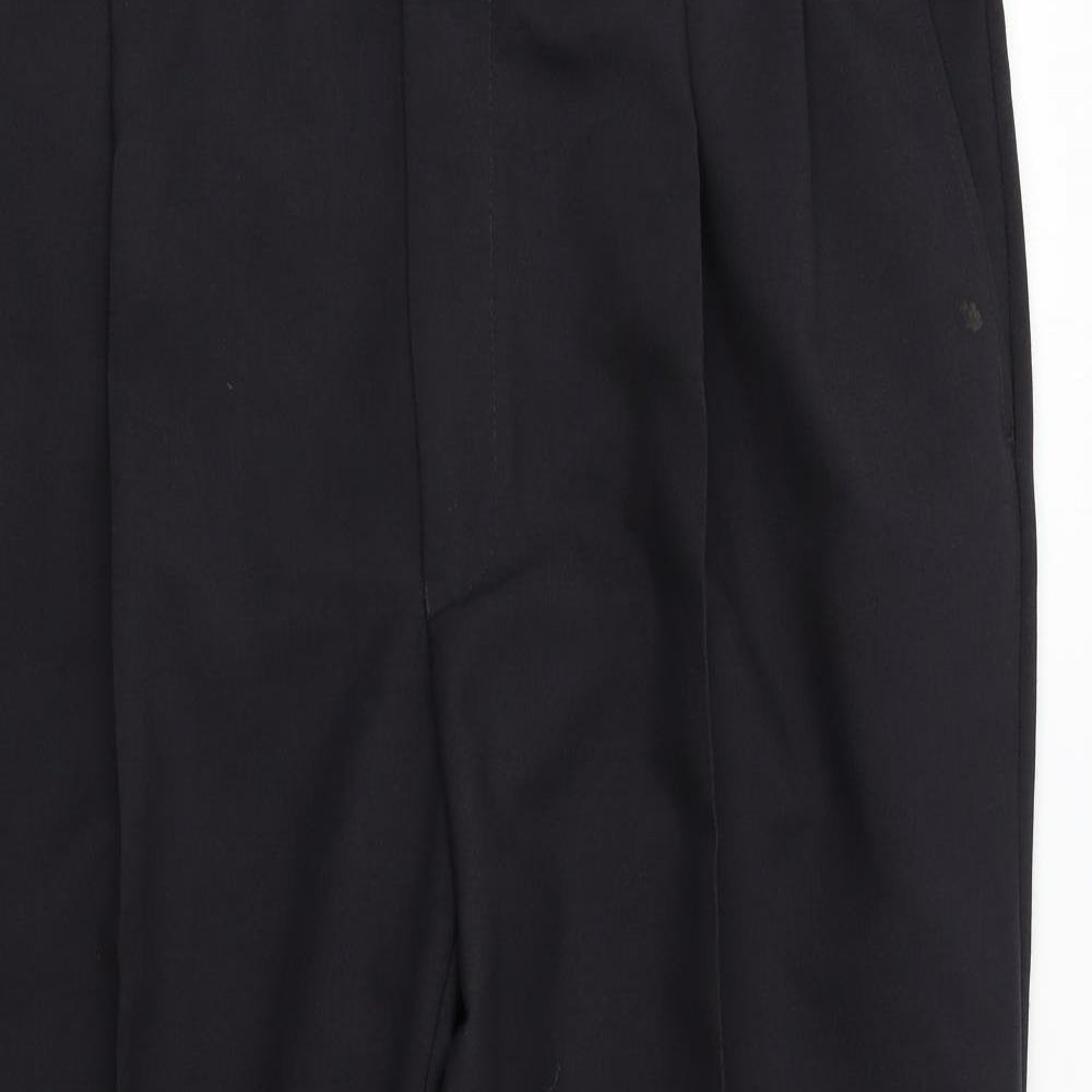 M&S Mens Black    Suit Trousers Size 40 L29 in