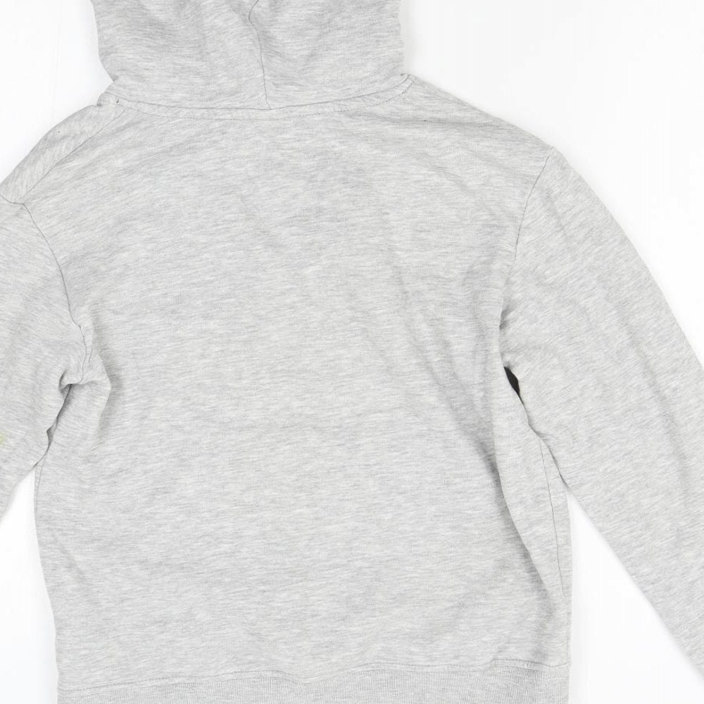 H&M Girls Grey   Pullover Hoodie Size 10-11 Years