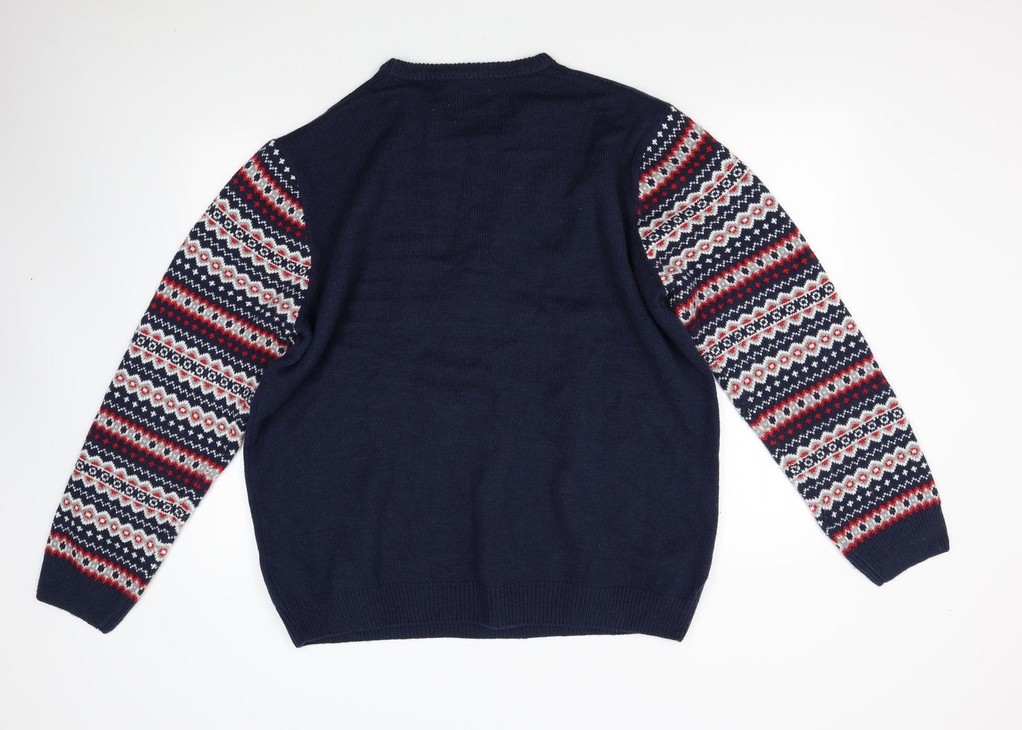 Matalan Mens Blue  Knit Pullover Jumper Size 2XL  - Christmas