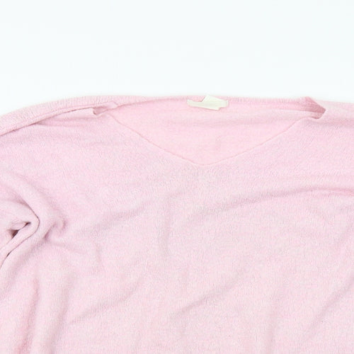 H&M Womens Pink   Pullover Jumper Size M