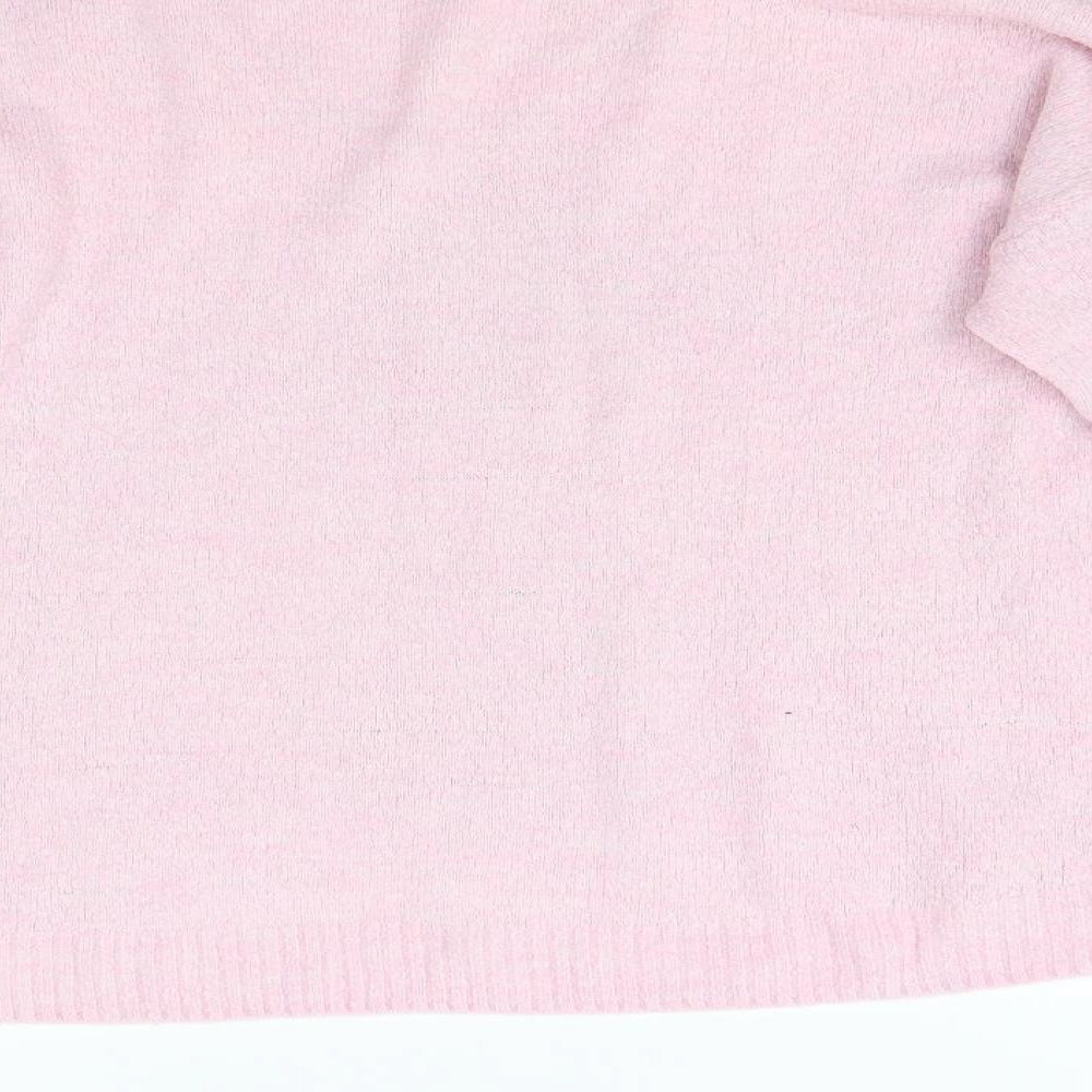 H&M Womens Pink   Pullover Jumper Size M