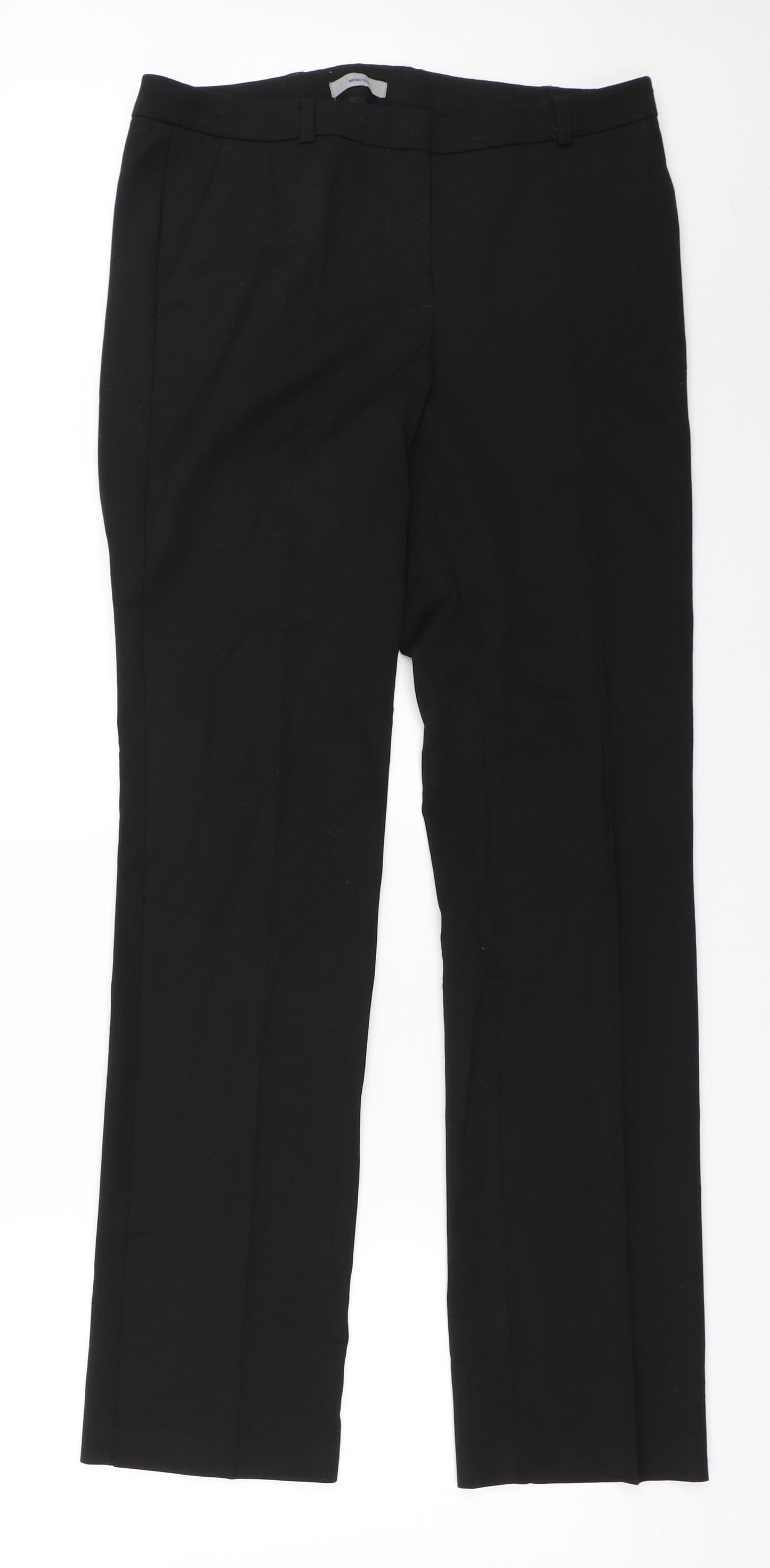 Montego Womens Black   Trousers  Size 10 L32.5 in