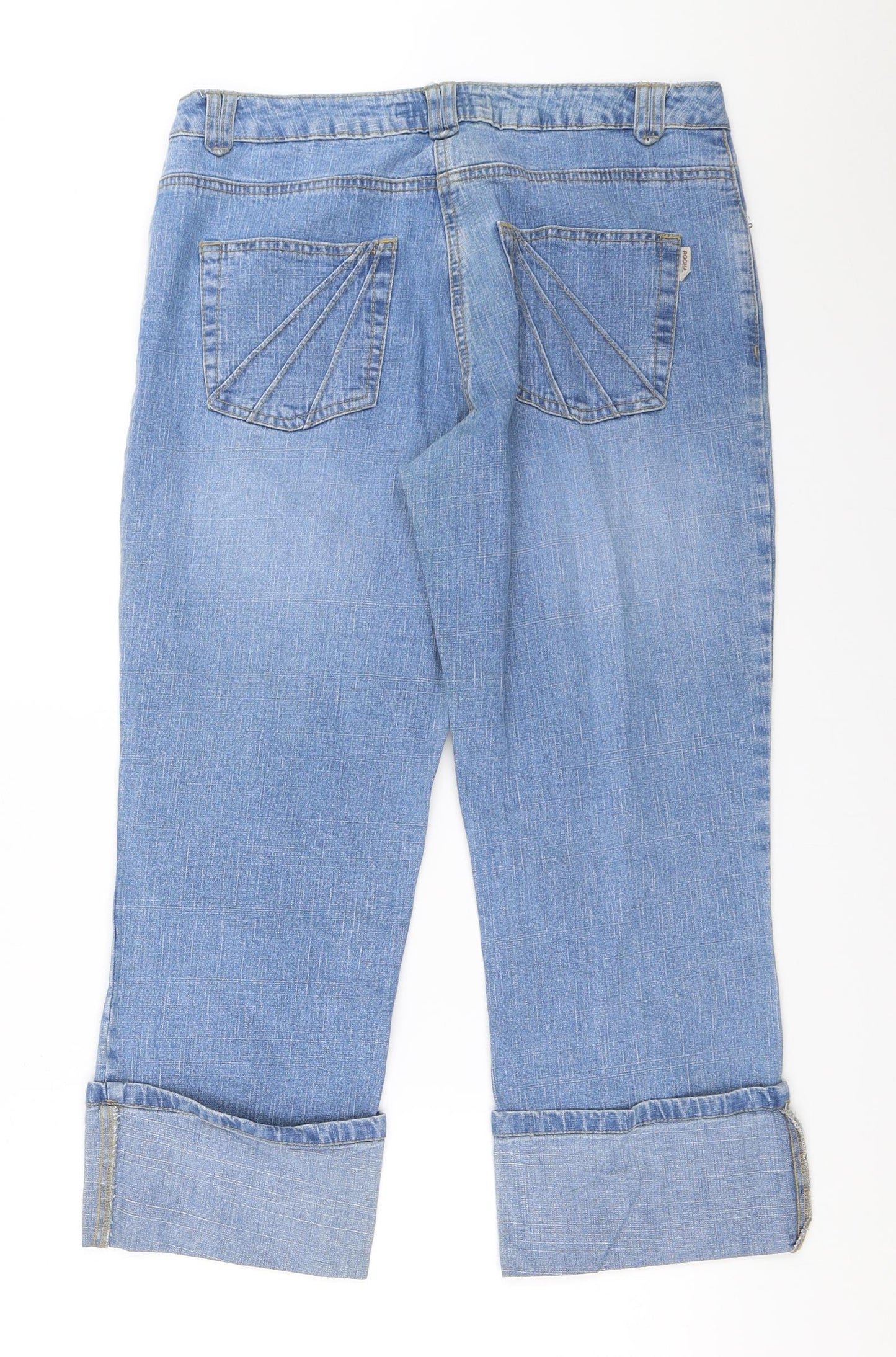 RJR.John Rocha Womens Blue   Cropped Jeans Size 12 L23 in
