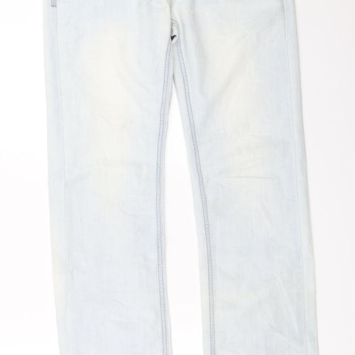 Iteno Womens Blue   Straight Jeans Size 26 in L32 in