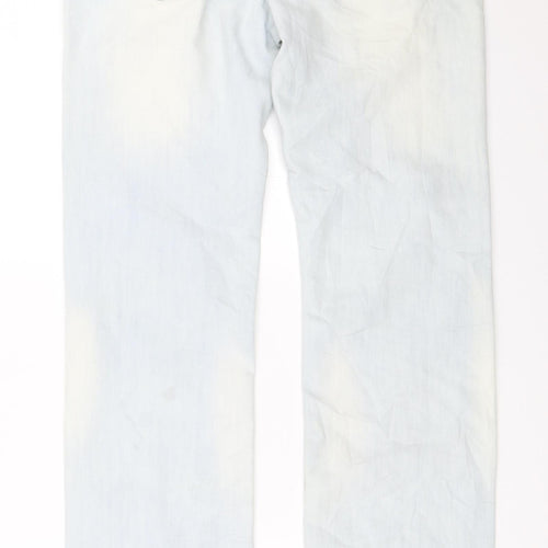 Iteno Womens Blue   Straight Jeans Size 26 in L32 in