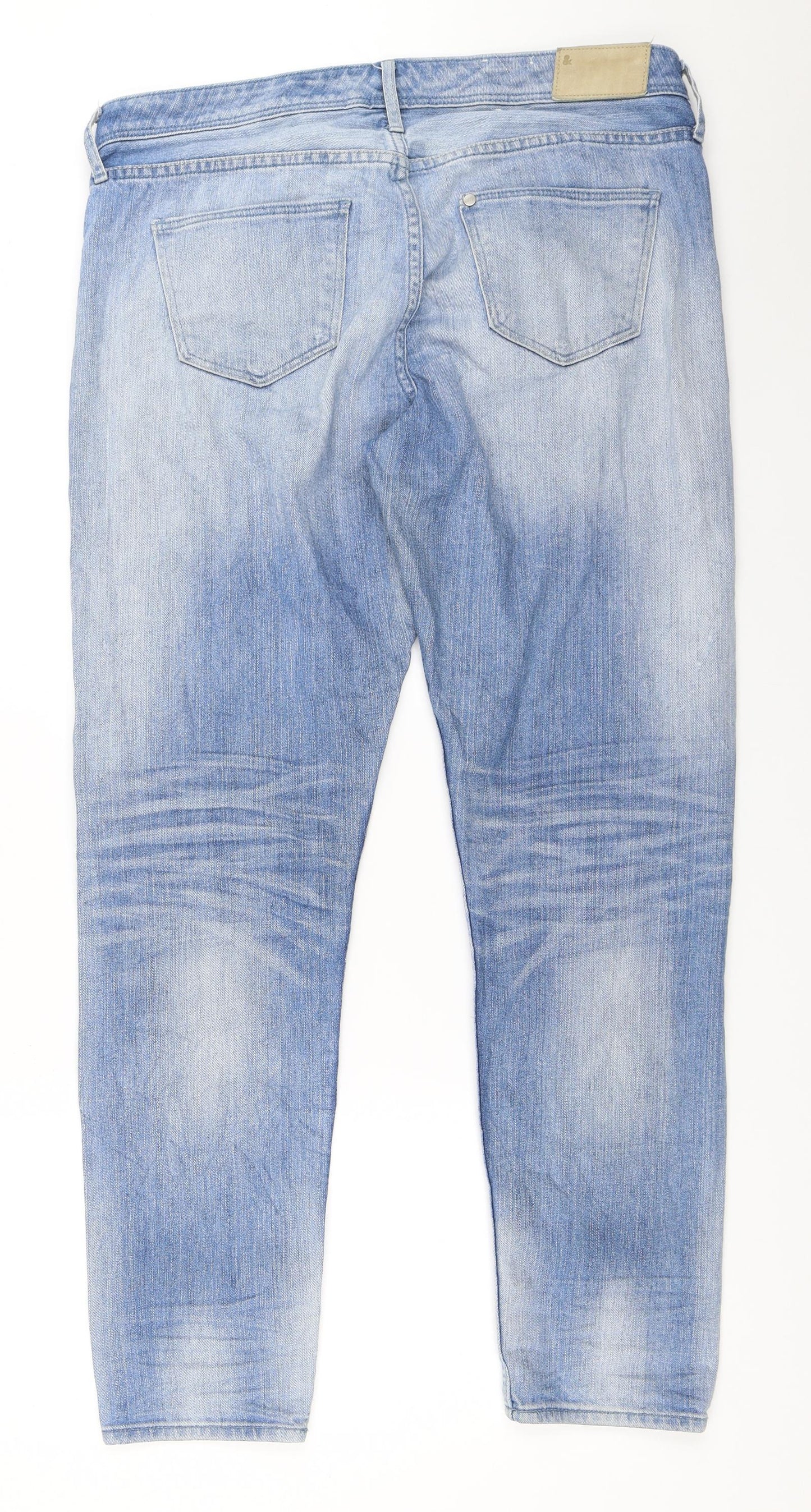 H&M Womens Blue   Boyfriend Jeans Size 30 in L32 in