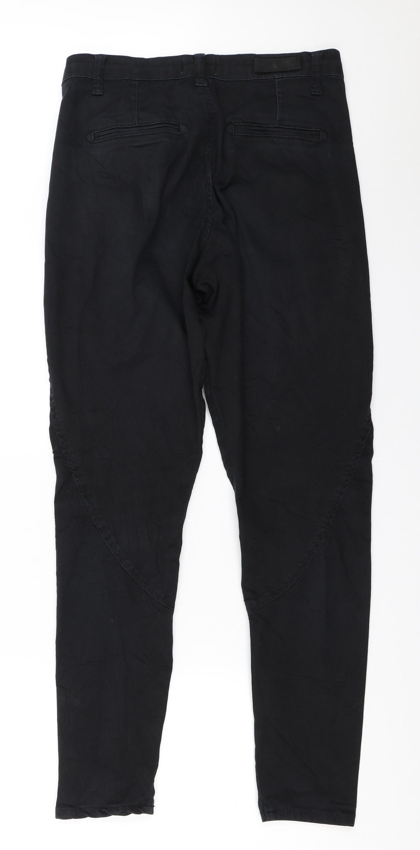 Five Units Womens Black   Capri Trousers Size 27 in L30 in