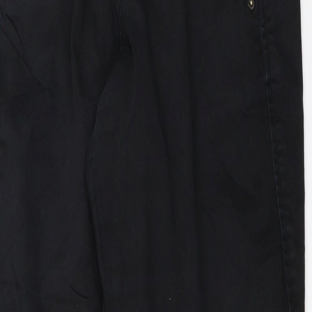 Five Units Womens Black   Capri Trousers Size 27 in L30 in