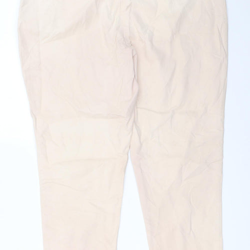 Nutmeg Womens Beige   Capri Trousers Size 18 L26 in