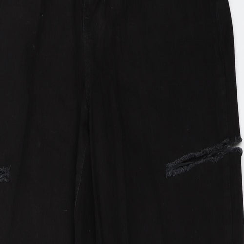 Preworn Womens Black   Straight Jeans Size 28 in L31 in