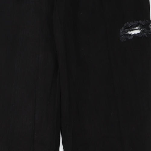 Preworn Womens Black   Straight Jeans Size 28 in L31 in