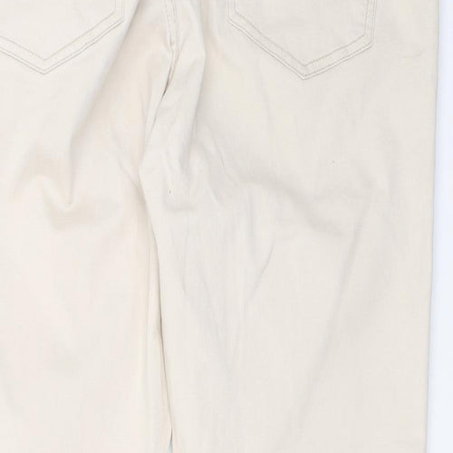 Encuentro Womens Beige   Cropped Jeans Size 40 L23 in