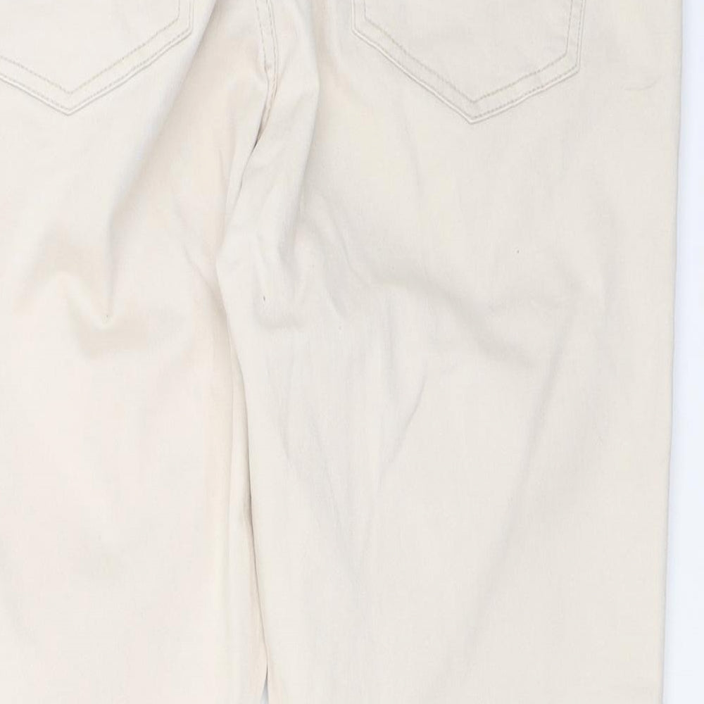 Encuentro Womens Beige   Cropped Jeans Size 40 L23 in