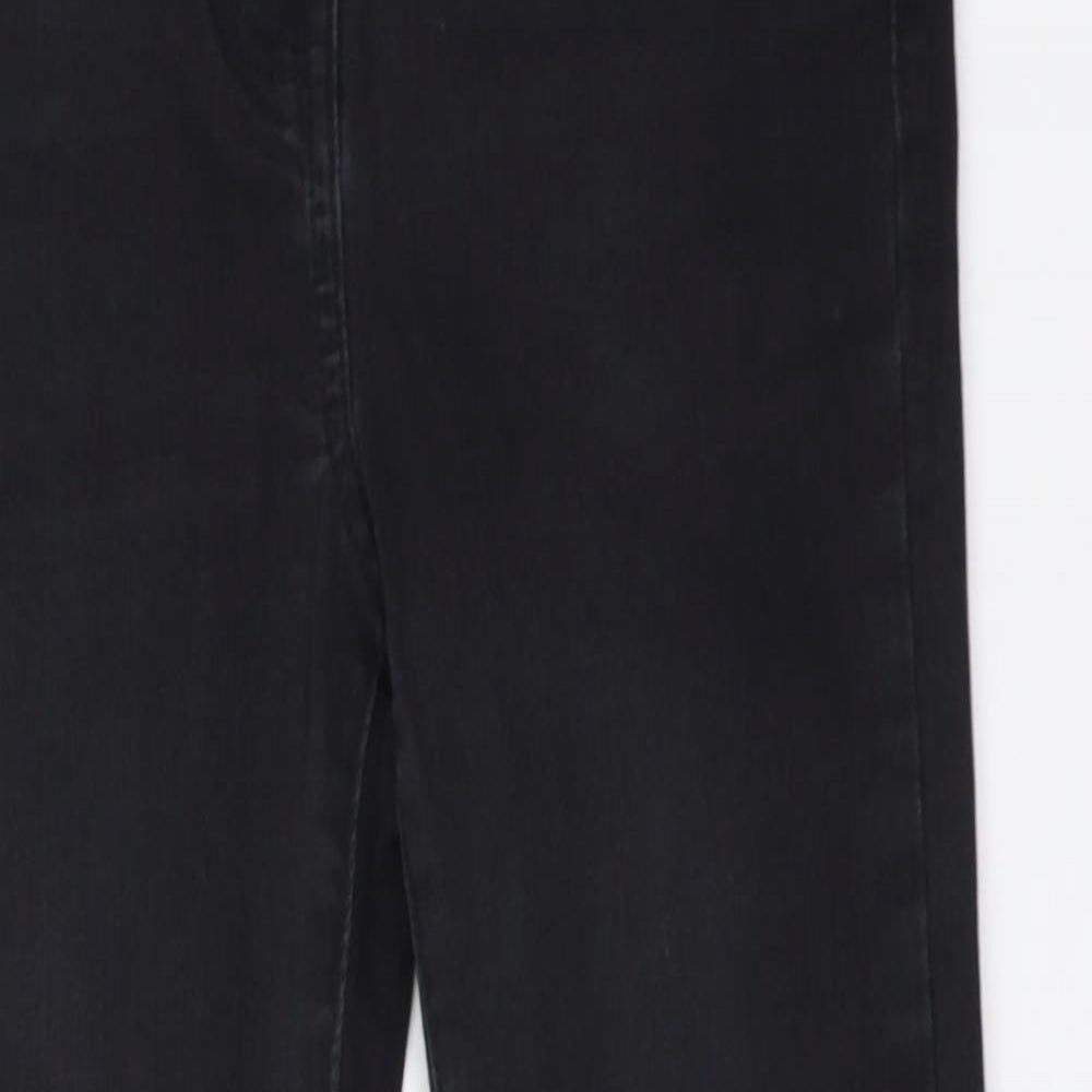 NEXT Womens Black   Cropped Jeans Size 6 L24 in