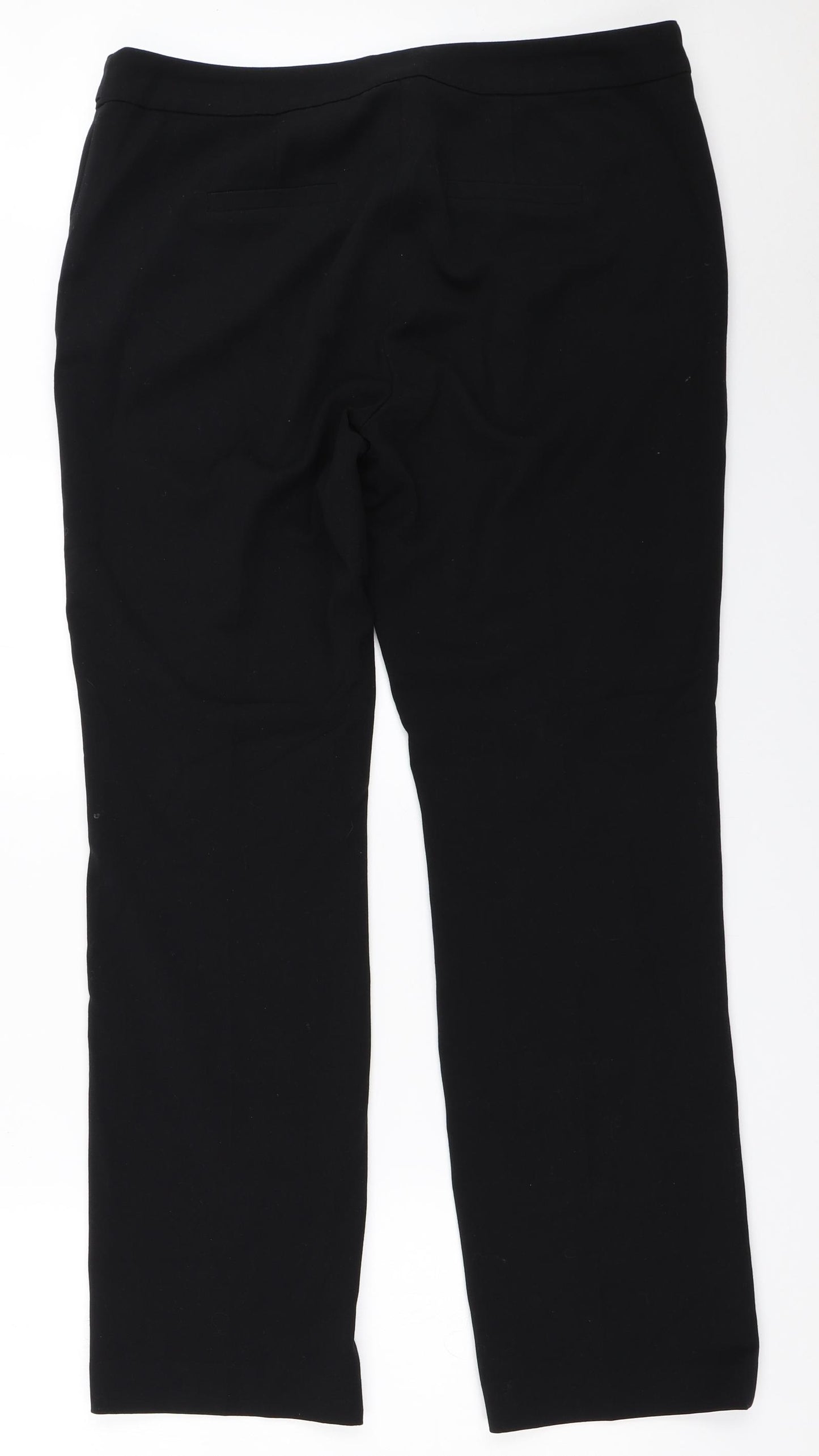 TU Womens Black   Trousers  Size 16 L30.5 in