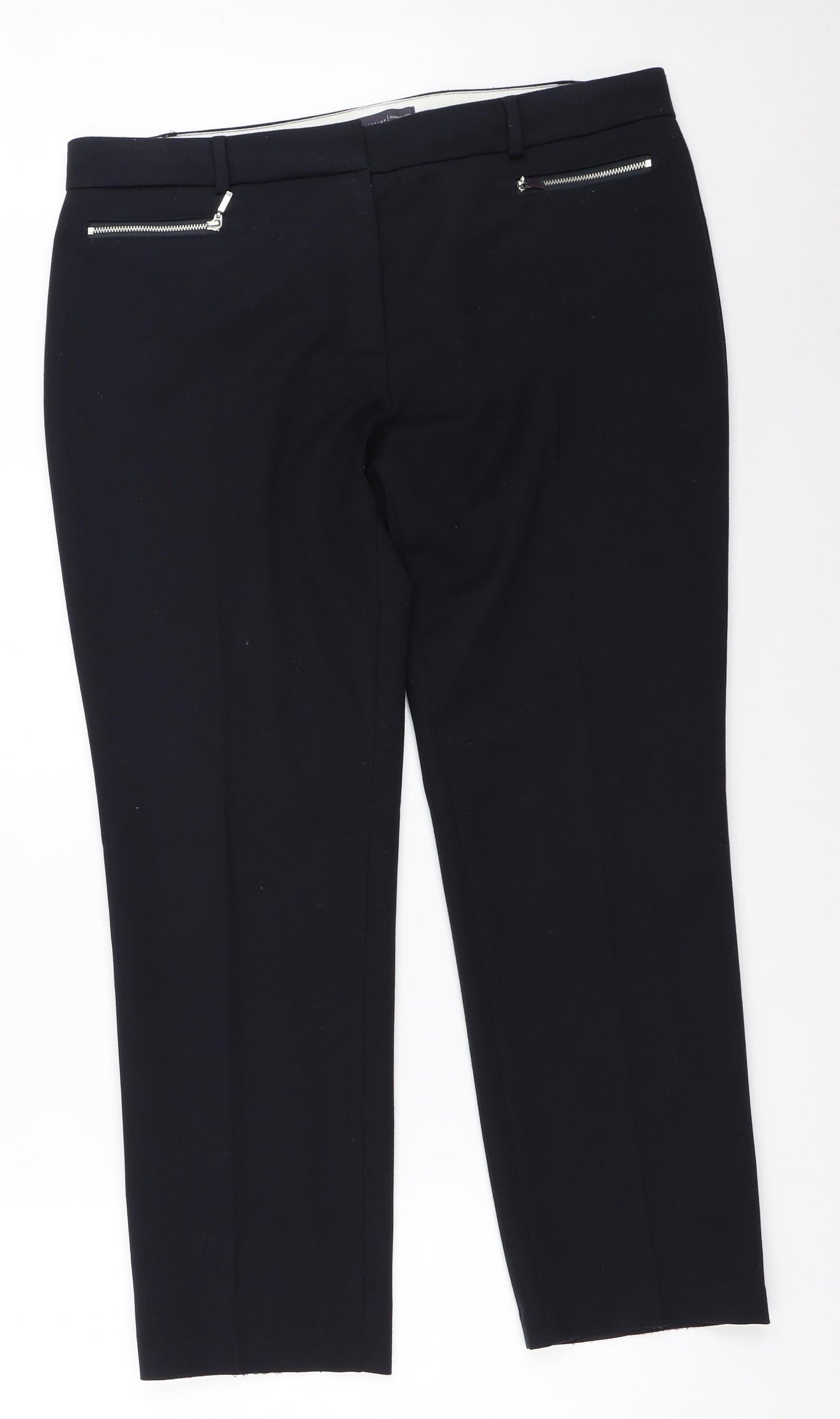 Marks and Spencer Womens Blue   Trousers  Size 16 L28 in