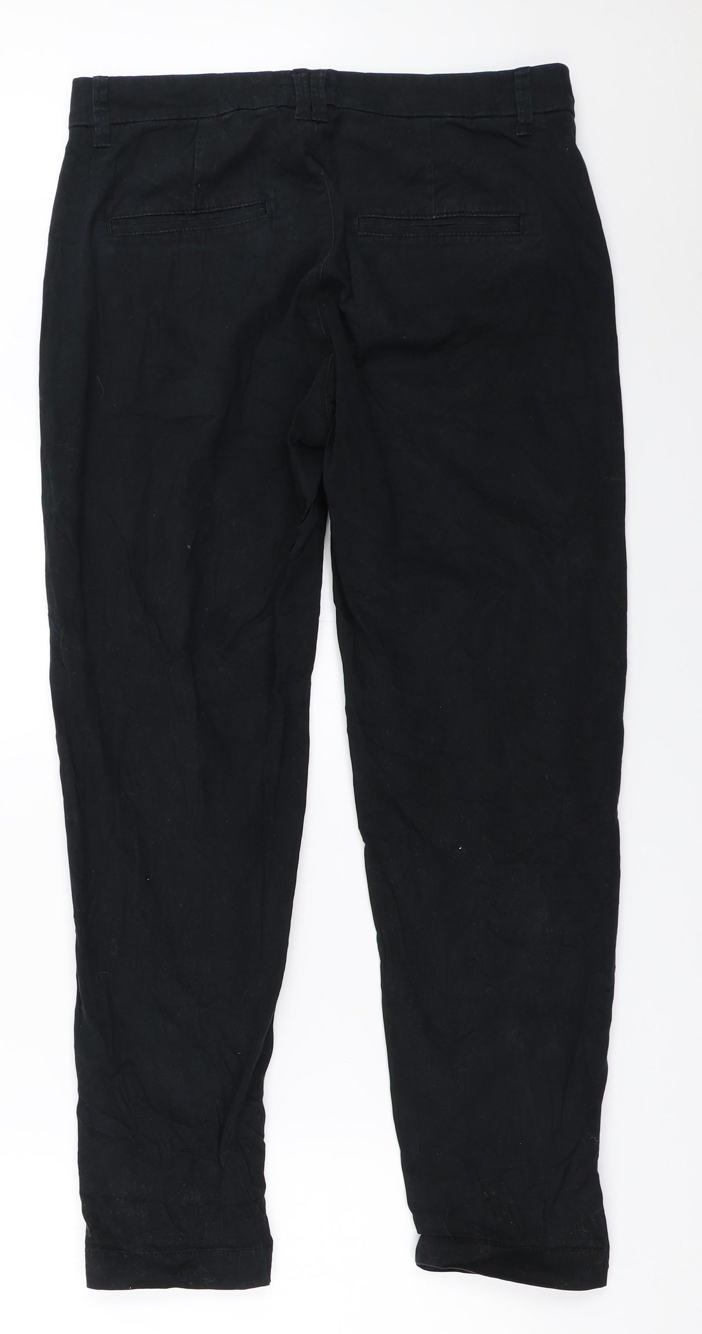 Lindex Womens Black   Chino Trousers Size 36 L27 in