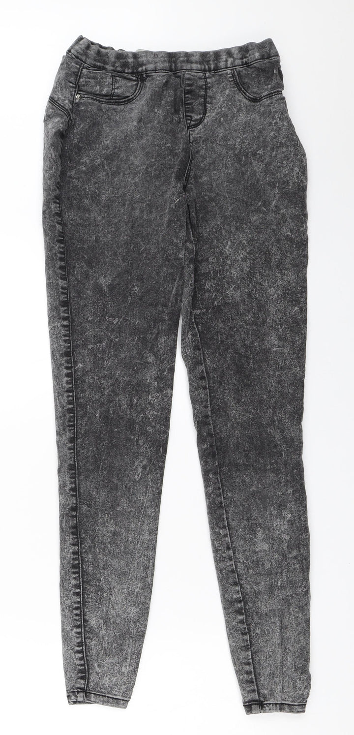 Primark Womens Black Jegging Jeans Size 8 L28 in