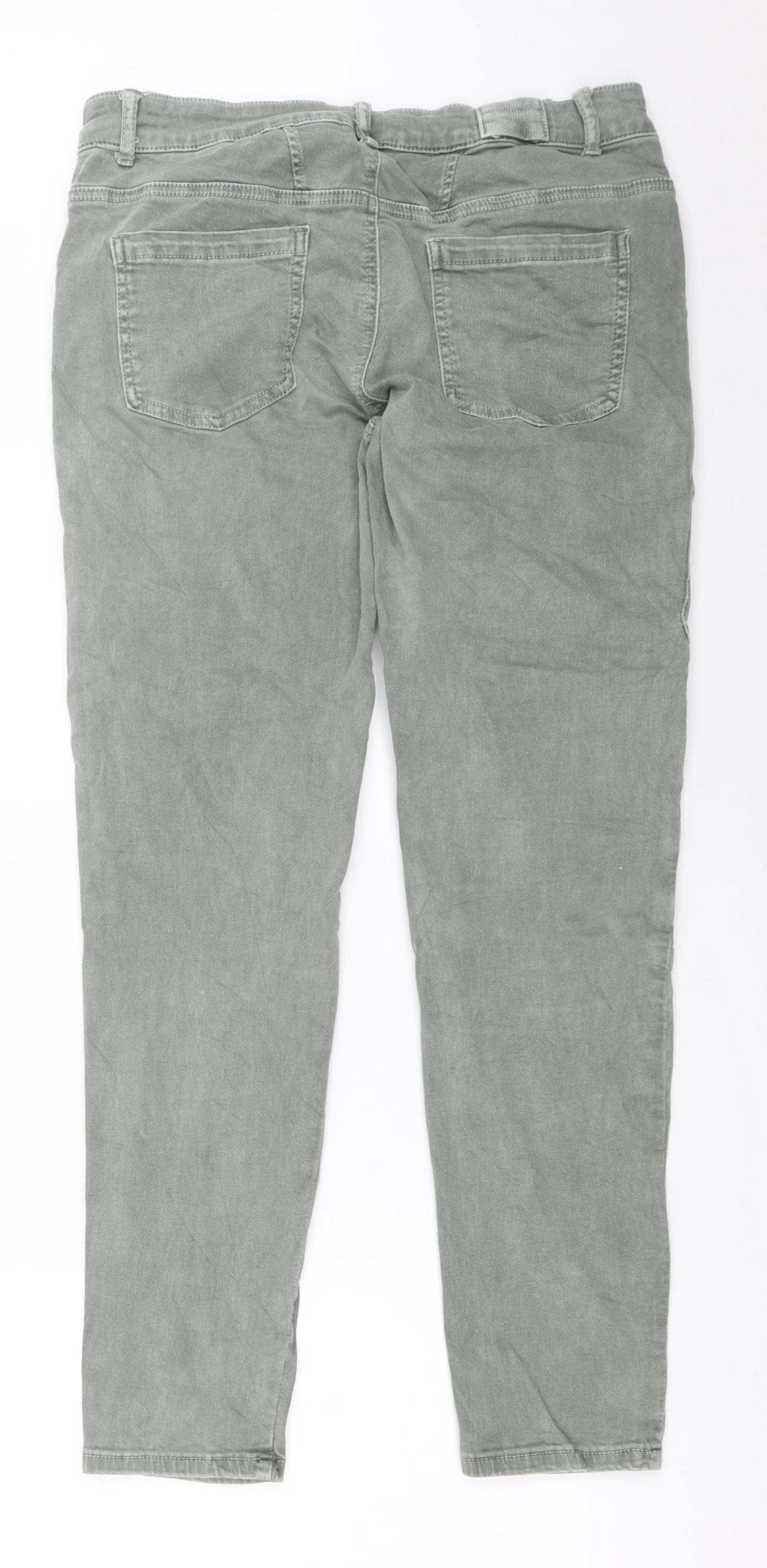 Piro Womens Green   Cargo Trousers Size 31 in L28.5 in