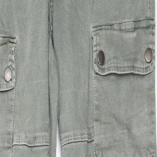 Piro Womens Green   Cargo Trousers Size 31 in L28.5 in
