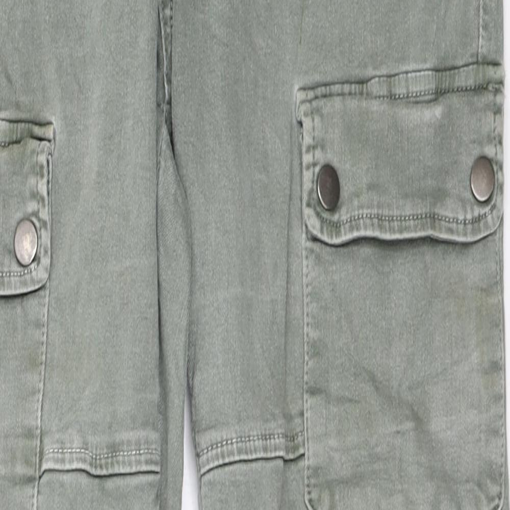 Piro Womens Green   Cargo Trousers Size 31 in L28.5 in