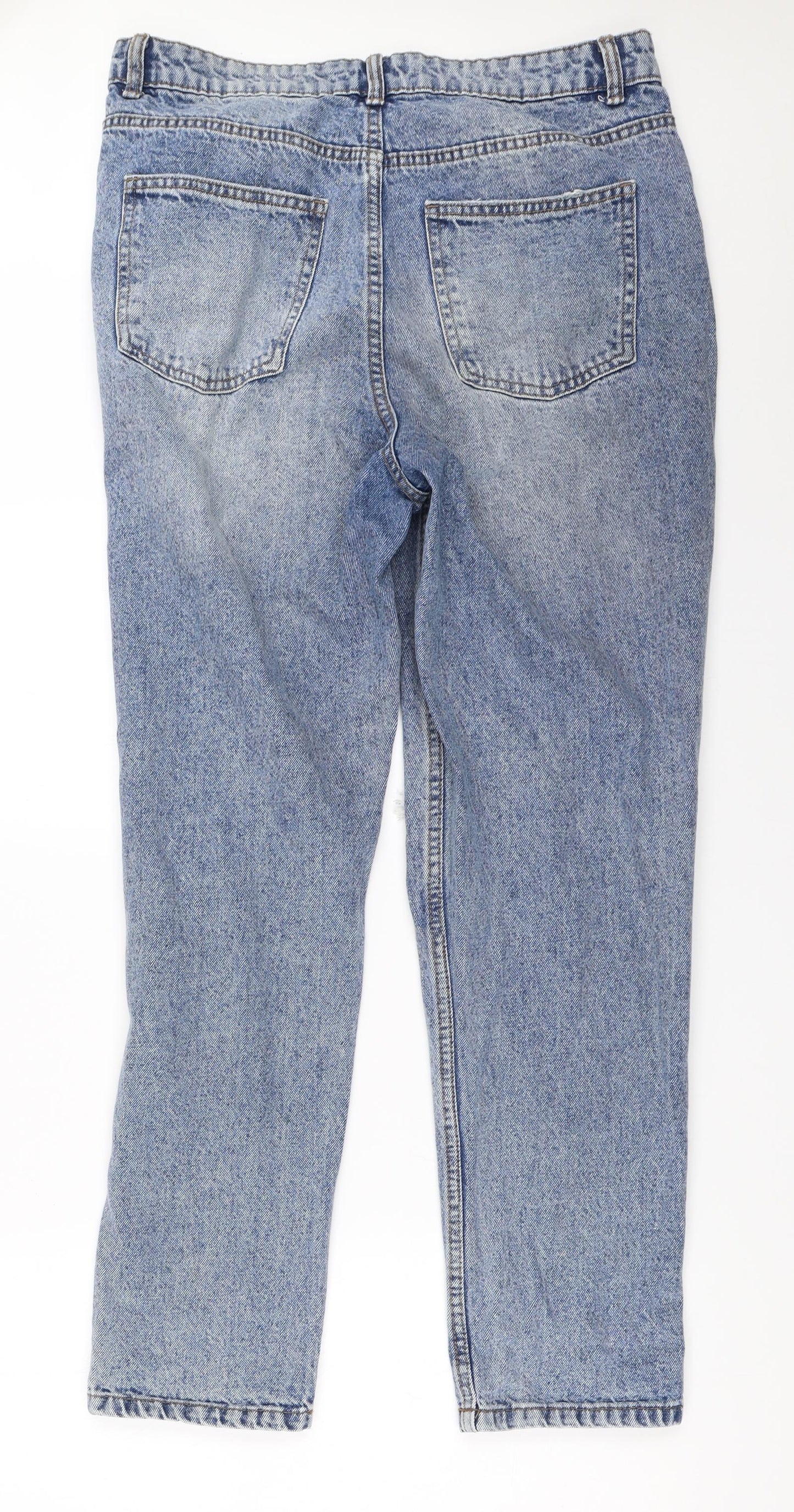 Primark Womens Blue   Mom Jeans Size 14 L29.5 in