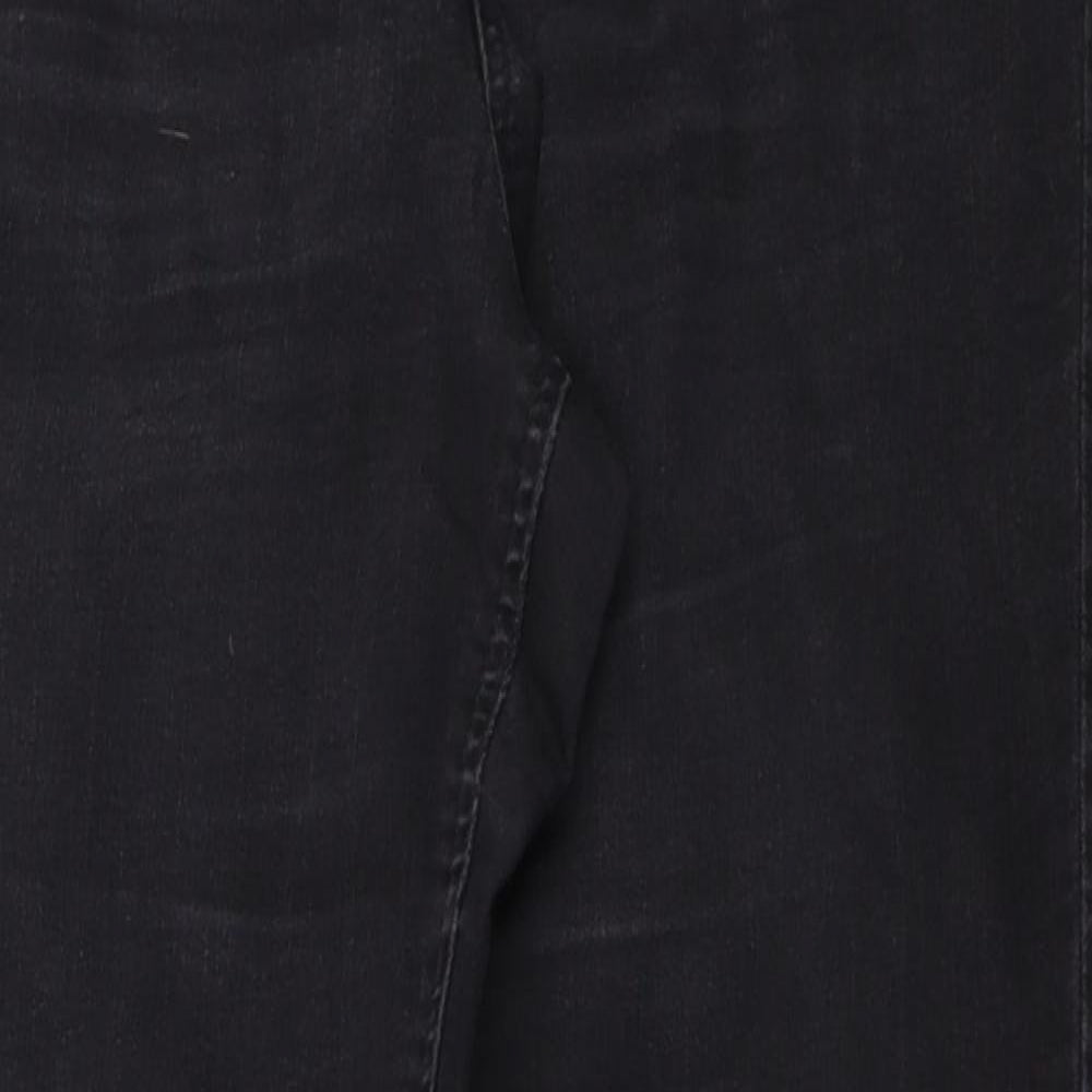 George Womens Black   Straight Jeans Size 14 L29 in