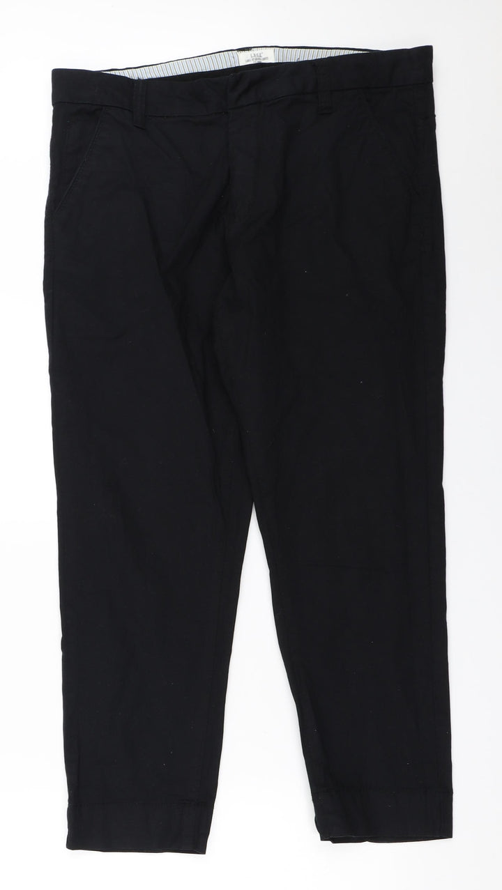 H&M Womens Black   Capri Trousers Size 44 L25 in