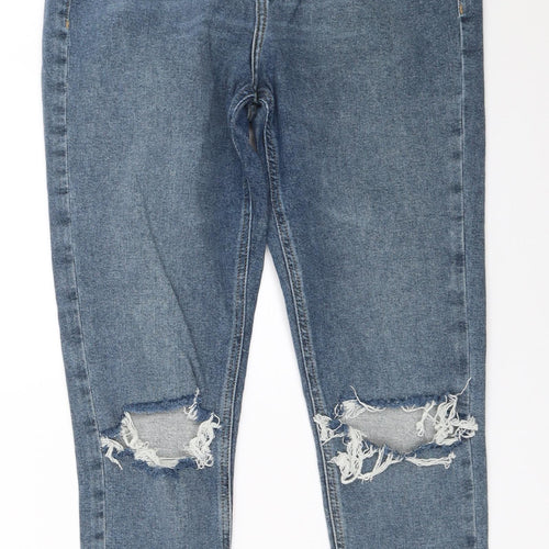 Topshop Womens Blue   Skinny Jeans Size 30 in L30 in