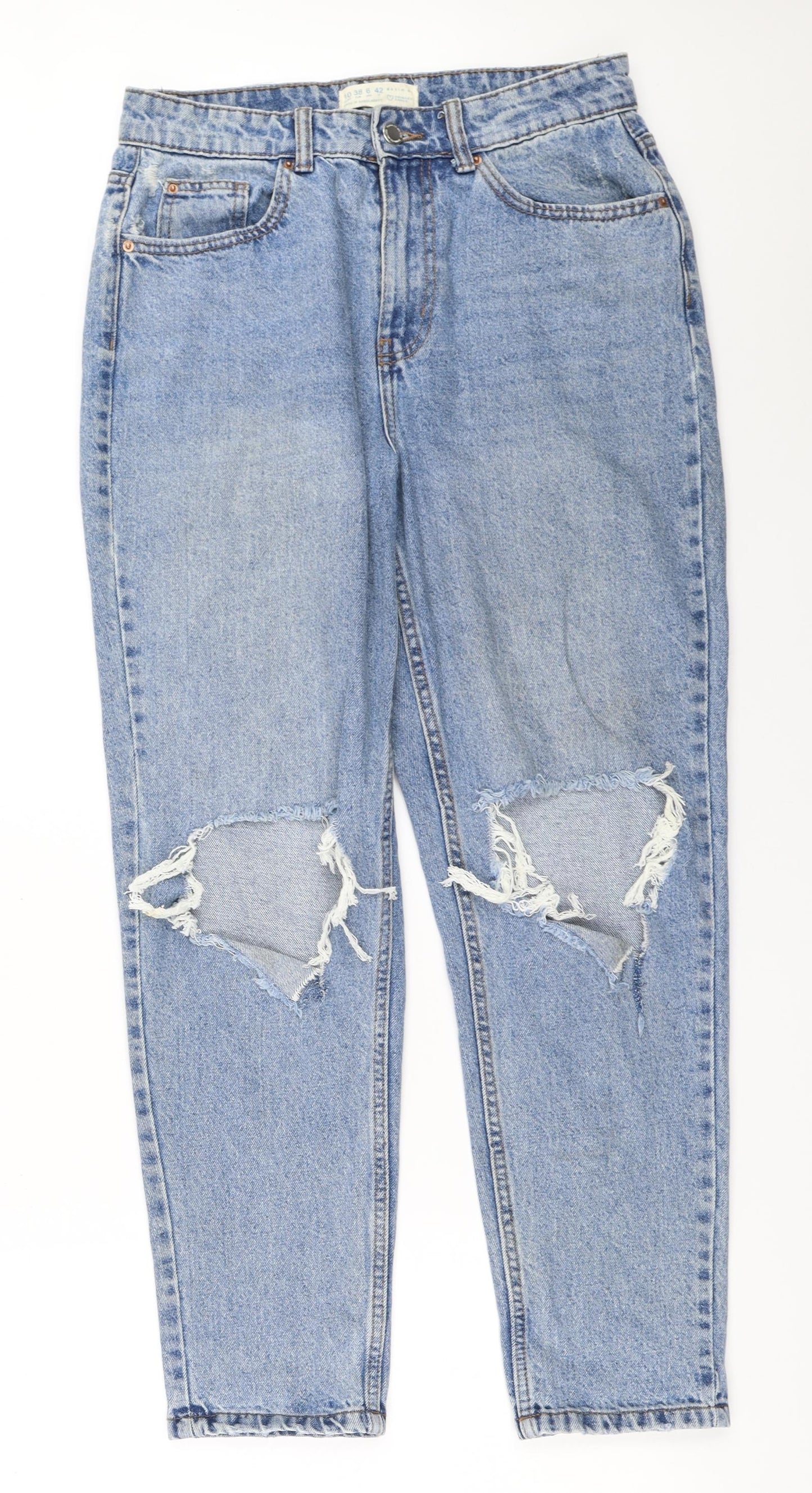 Primark Womens Blue   Mom Jeans Size 10 L28 in