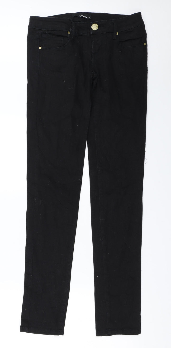 TALLY WEiJL Womens Black   Straight Jeans Size 36 L32.5 in