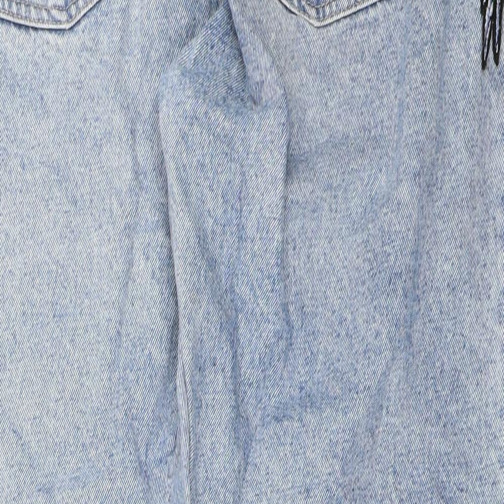 Bershka Womens Blue   Mom Jeans Size 40 L26.5 in