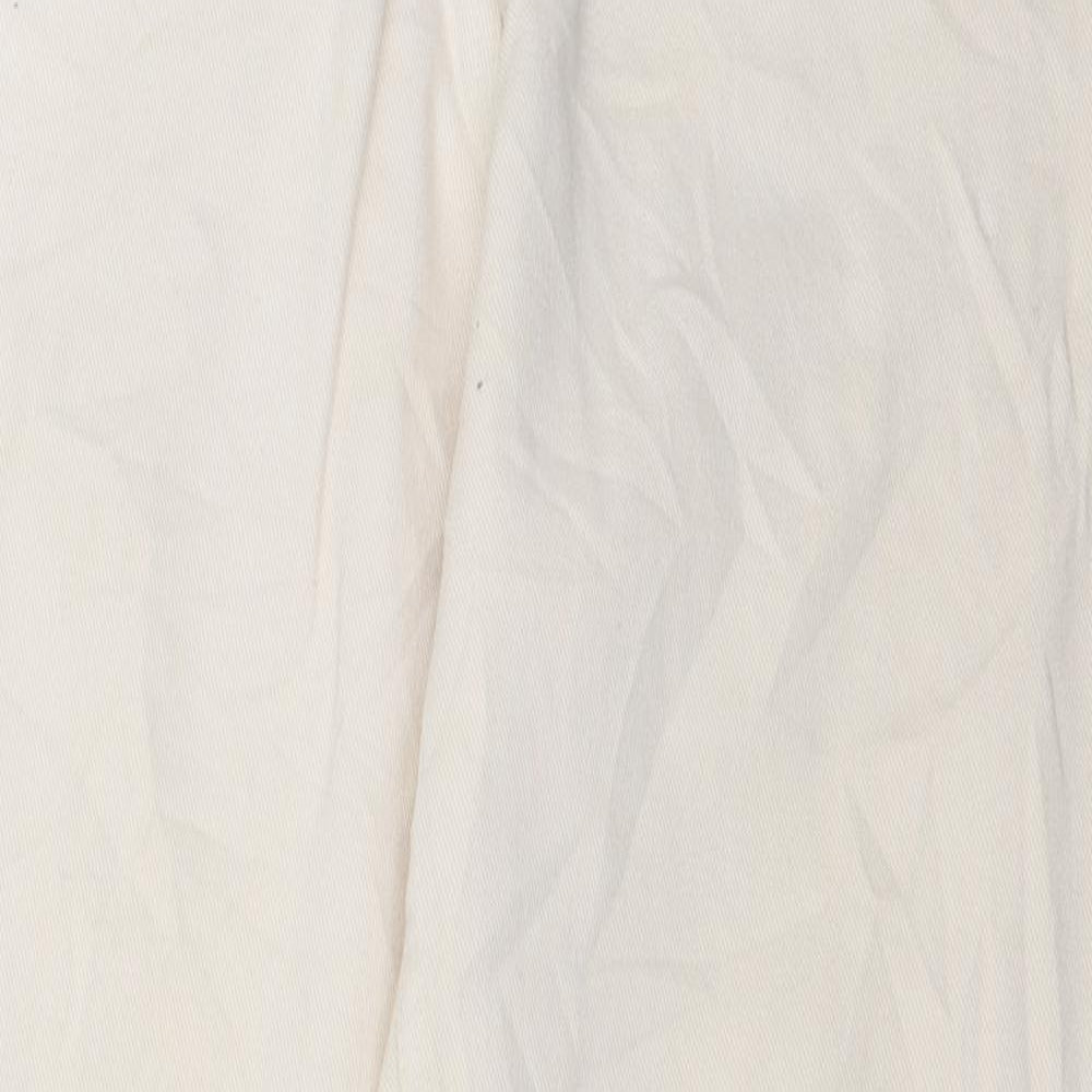 Preworn Womens Ivory   Straight Jeans Size 36 L30.5 in