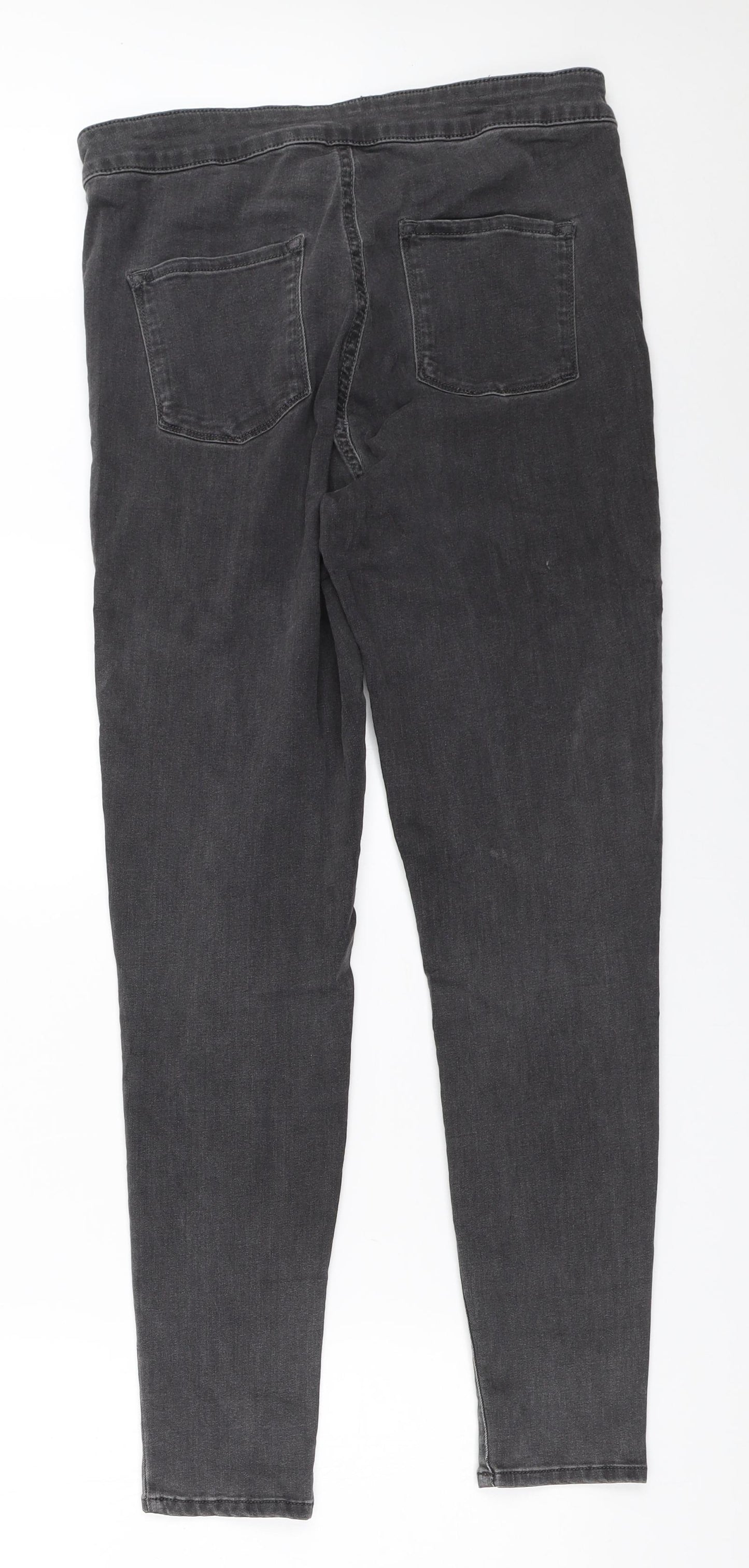 Oasis Womens Black   Skinny Jeans Size 14 L28 in