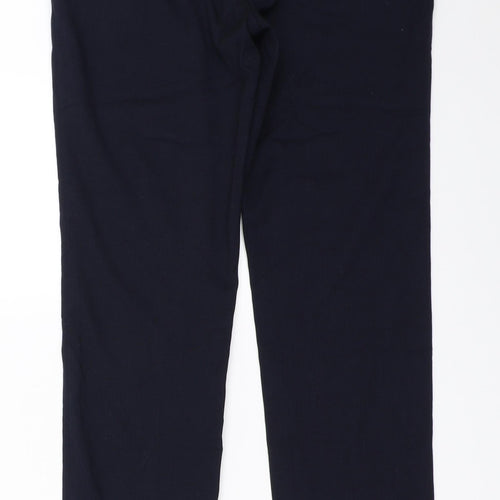 H&M Womens Blue   Trousers  Size 32 L29.5 in