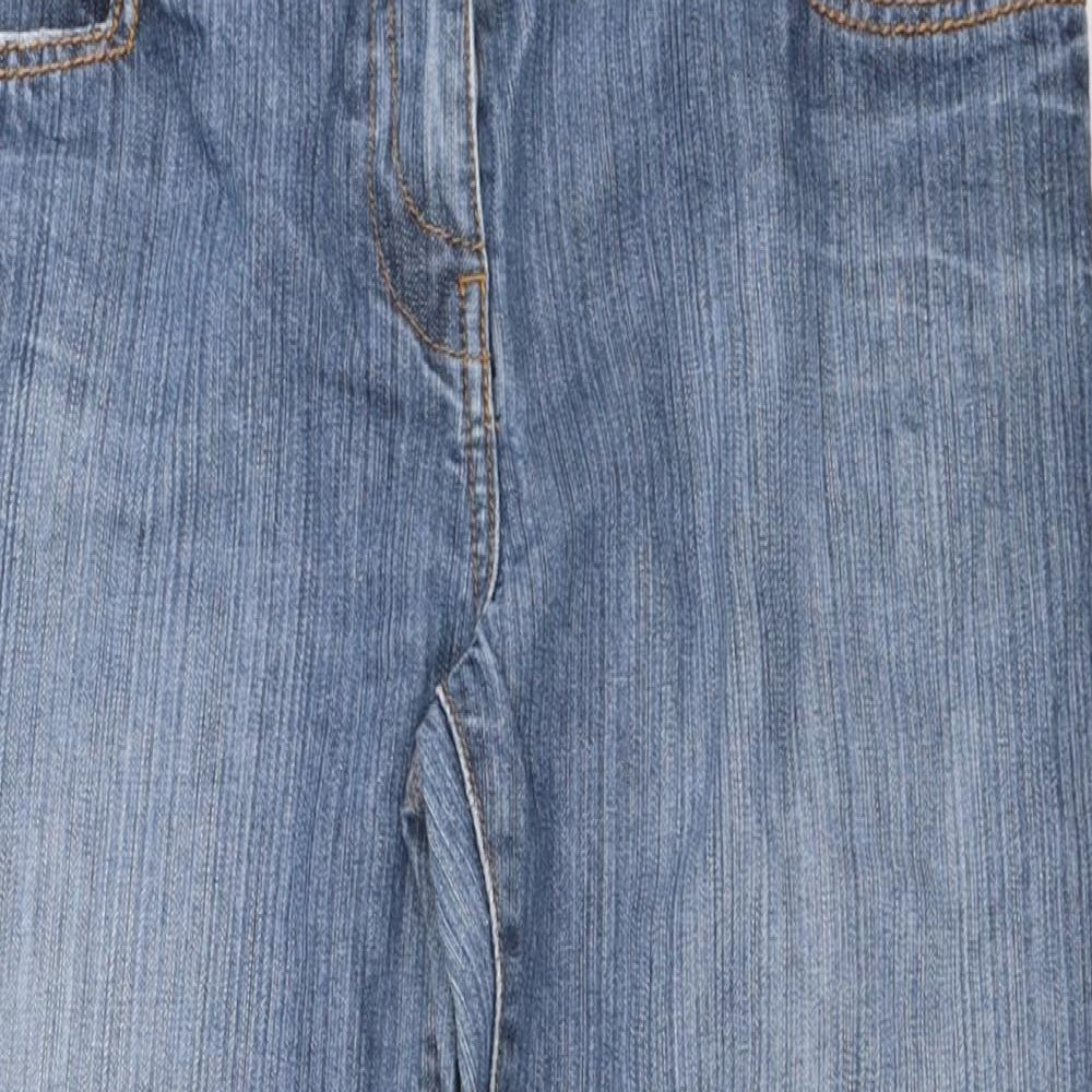 NEXT Womens Blue   Cropped Jeans Size 12 L22 in