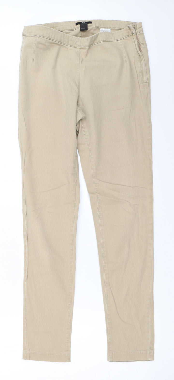 H&M Womens Beige   Capri Trousers Size 28 in L29.5 in