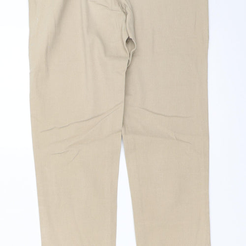 H&M Womens Beige   Capri Trousers Size 28 in L29.5 in
