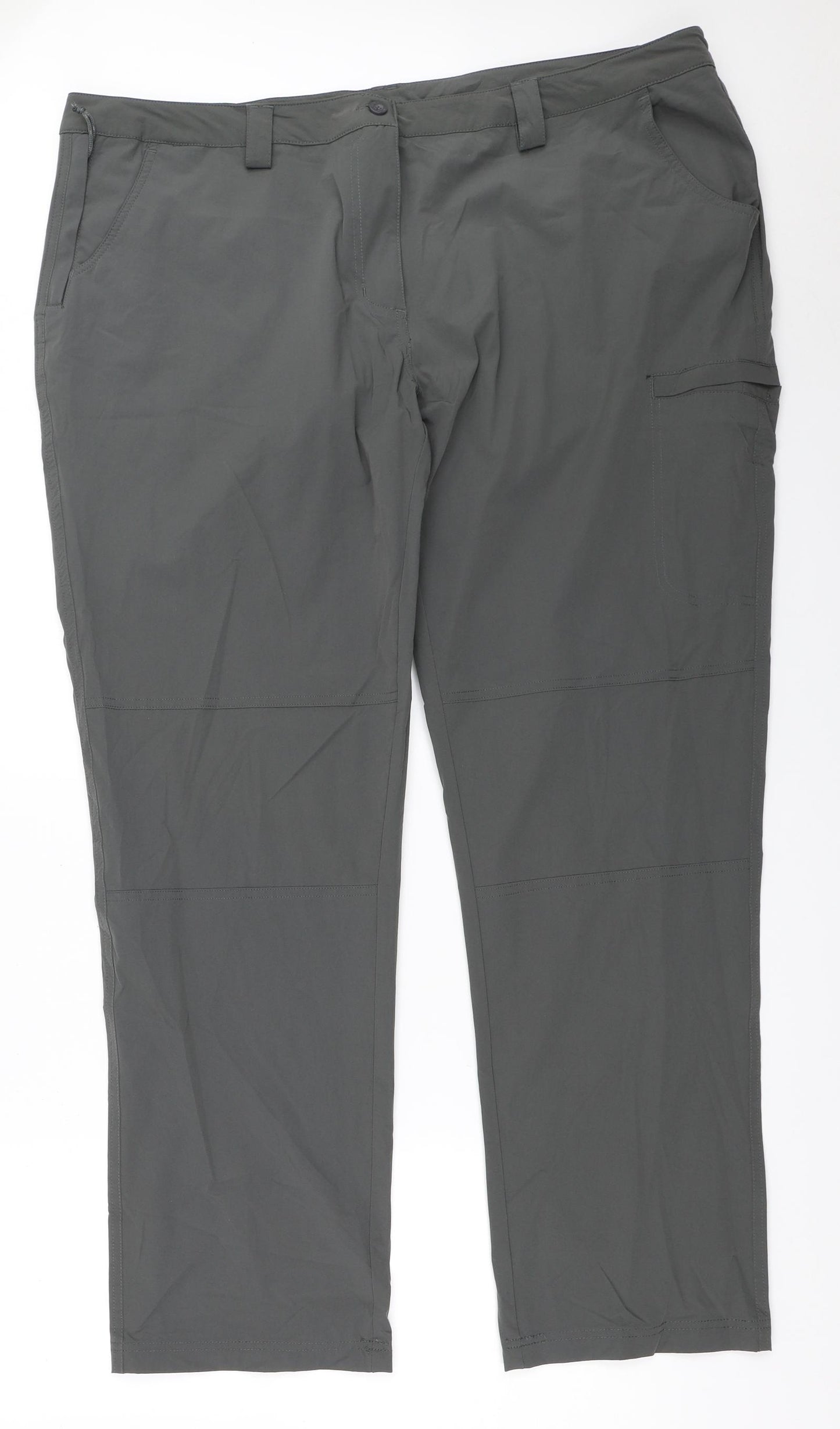 Mountain Warehouse Womens Grey   Cargo Trousers Size 20 L31 in