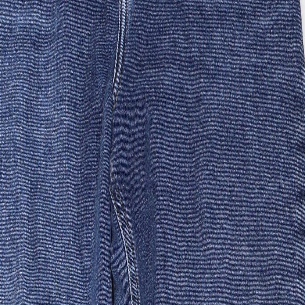 New Look Womens Blue   Mom Jeans Size 14 L27.5 in