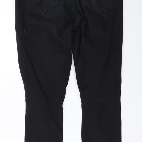 Topshop Womens Black   Skinny Jeans Size 32 in L34 in
