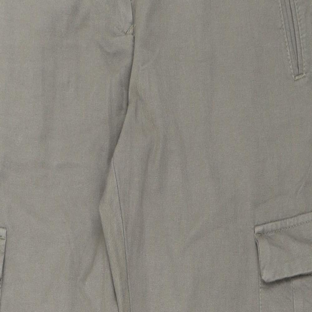 Reiss Womens Green   Capri Trousers Size 12 L25 in