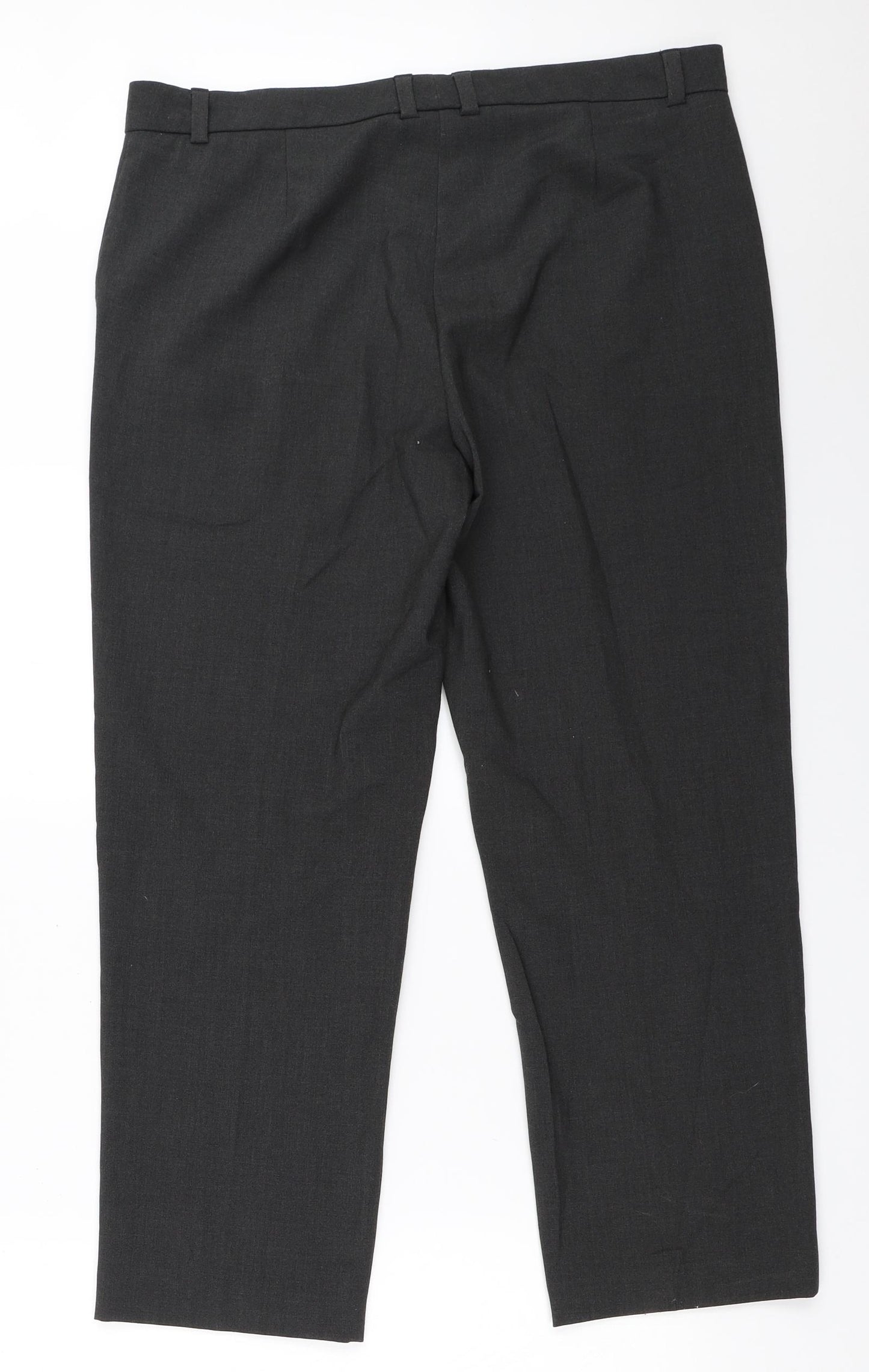 Marks and Spencer Womens Grey   Trousers  Size 14 L26 in
