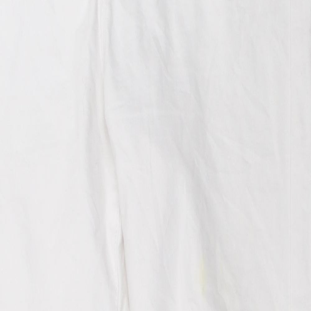 Primark Womens White   Skinny Jeans Size 16 L29 in