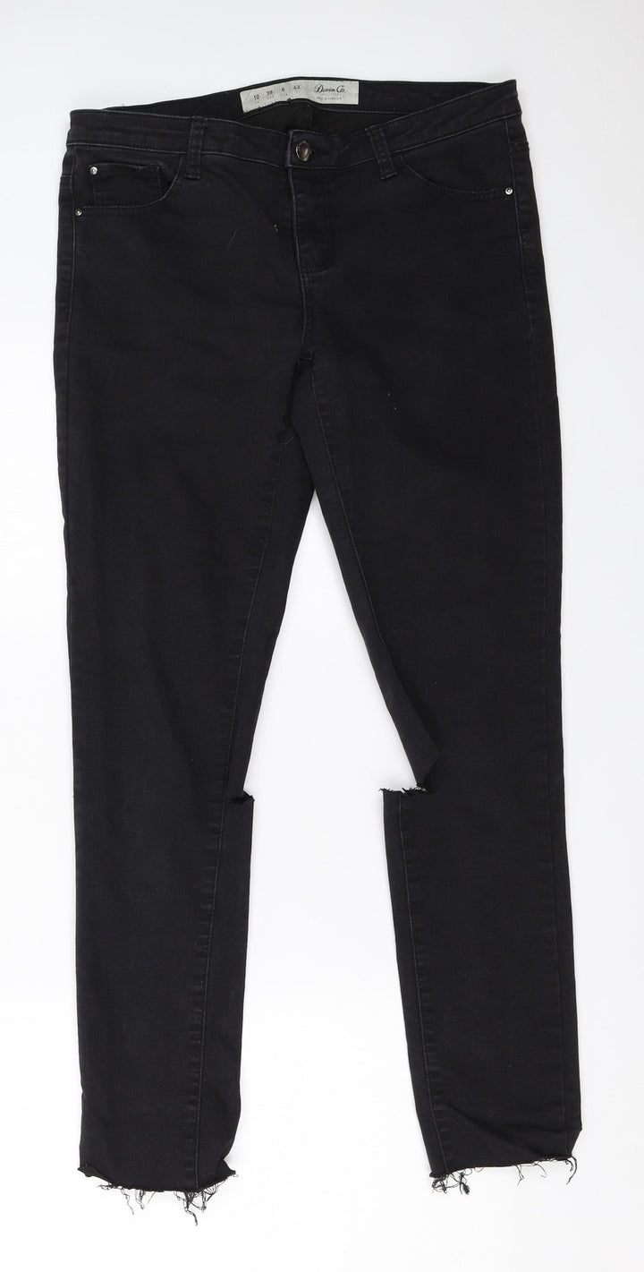 Primark Womens Black   Skinny Jeans Size 10 L27 in