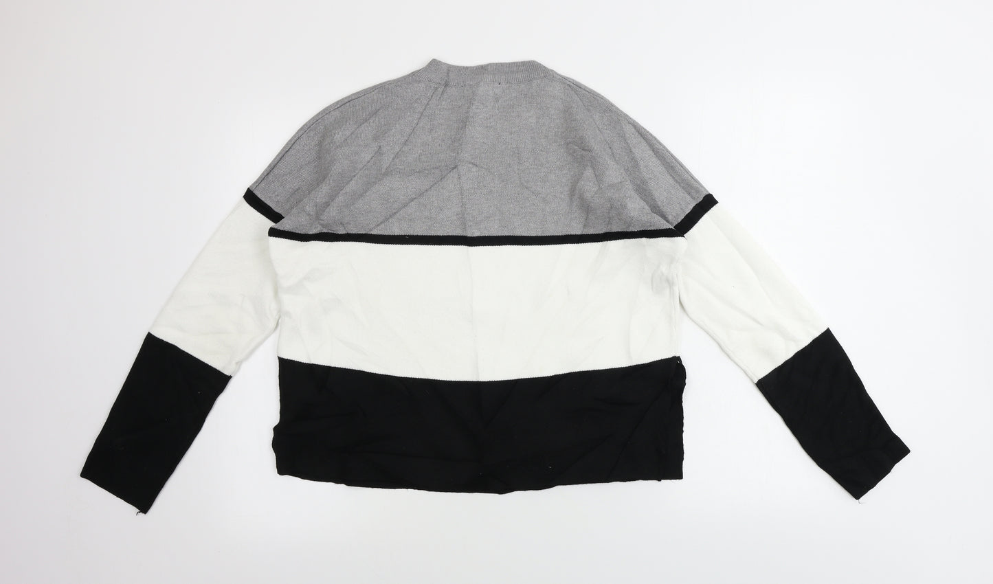 New Look  Womens Grey Polka Dot  Pullover Jumper Size M