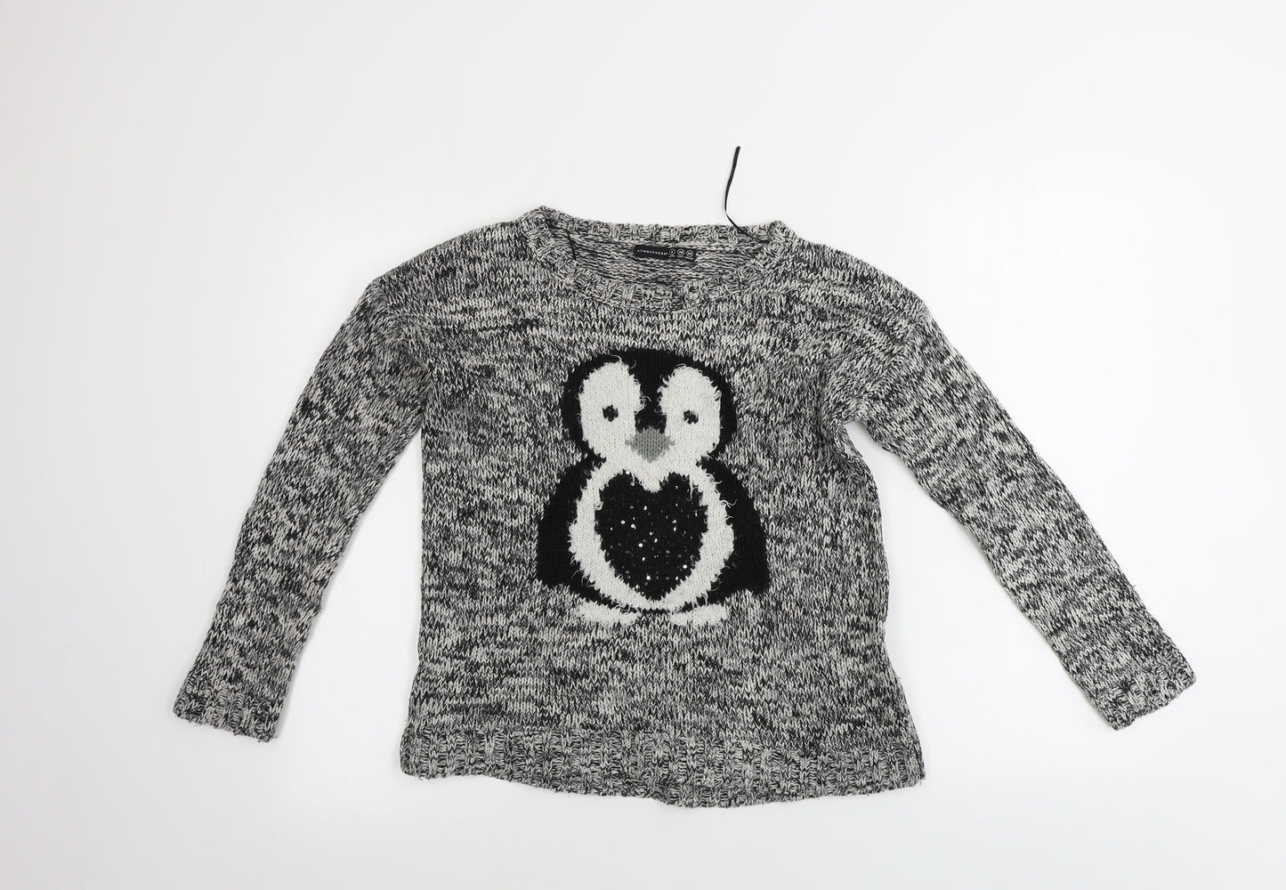 Atmosphere  Womens Grey   Pullover Jumper Size 8