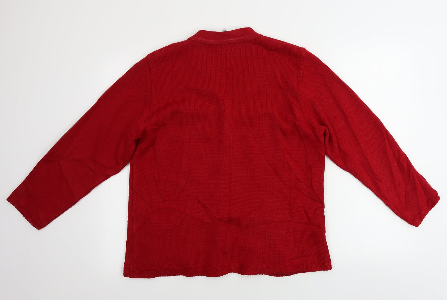 Florida Womens Red   Cardigan Jumper Size M